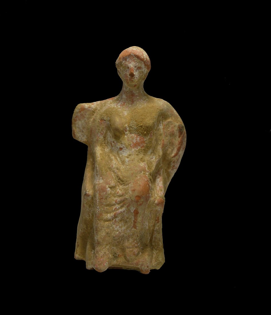 Seated Ancient Greek Goddess Sculpture 400 BC (1 of 5)