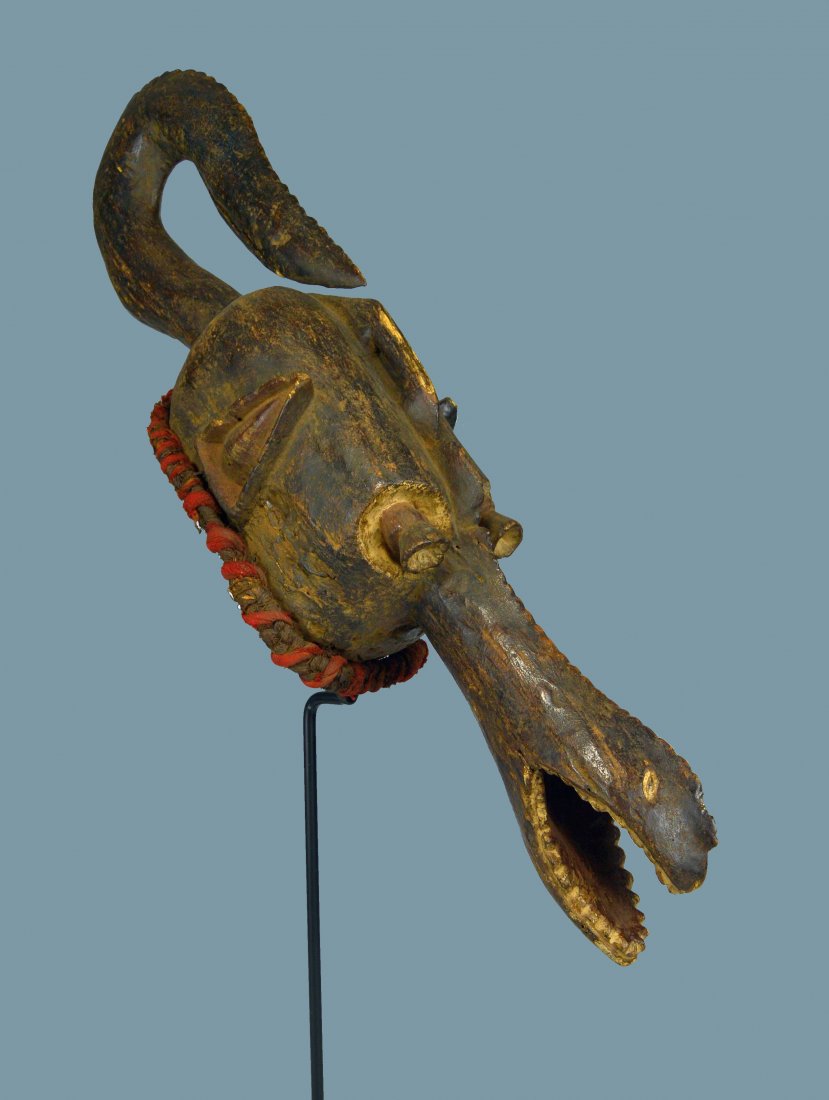 Abstract Elongated Ijaw Water Spirit Mask, Cross River (1 of 6)