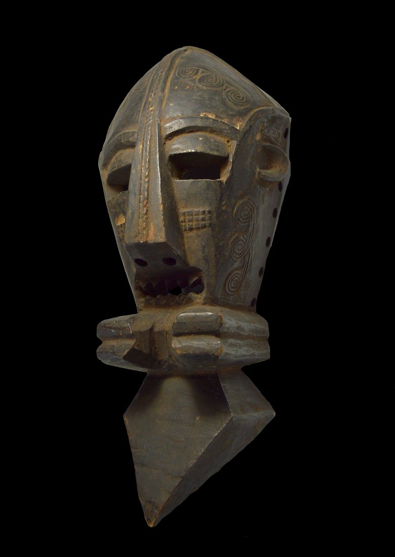 Stylized Chokwe Mask, African Art (1 of 6)