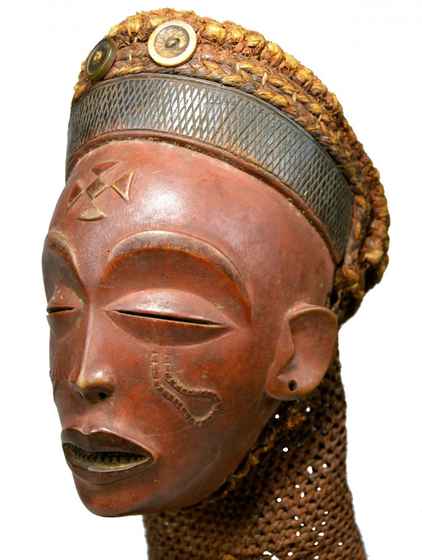 A Fine Chokwe Pwo Mask Ex Banks Collection (1 of 10)