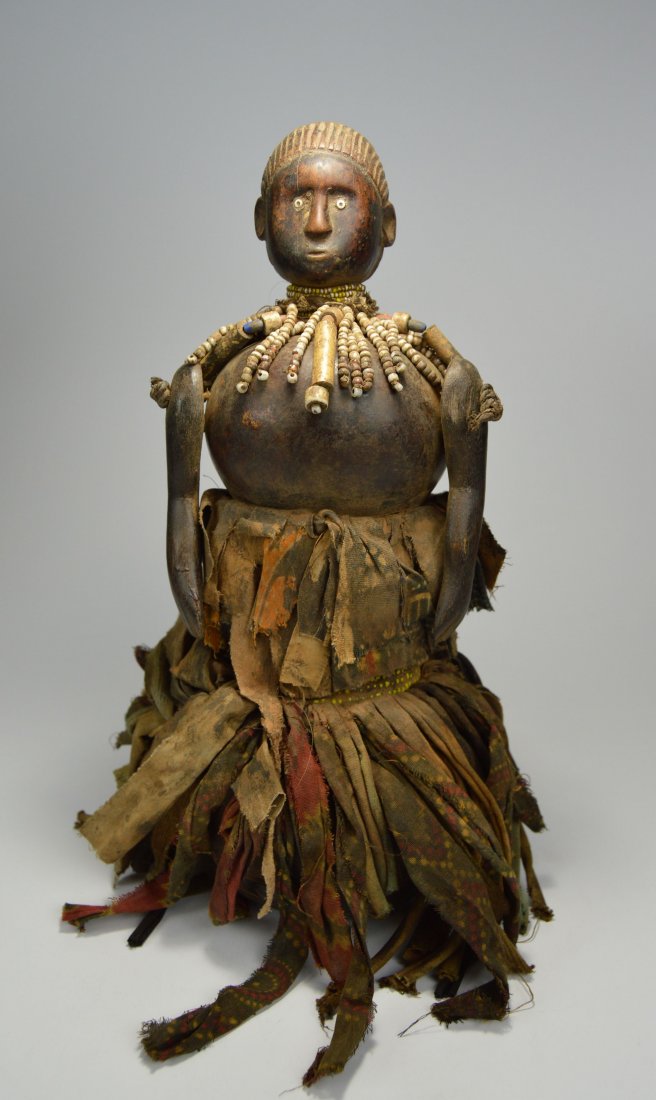 A Fine Old Nyamwezi Gourd Doll (1 of 5)