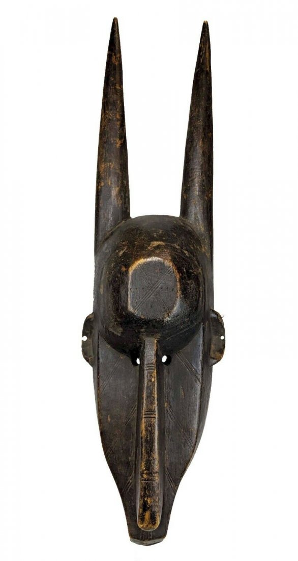 A Tall Horned Bamana African Mask (1 of 8)