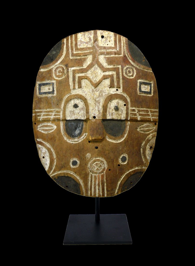Rare Teke Disc Mask Ex Leonard Kahan Gallery (1 of 10)