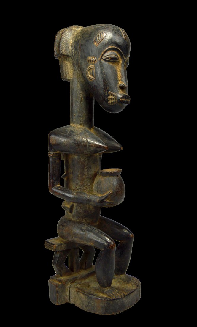 A Baule Maternity sculpture, Mother & Child (1 of 8)