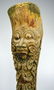 Ancient Carved Demon Face on Architectural Element - 2