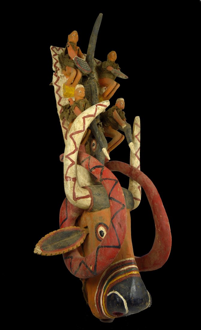 Published Bamana Sigi Buffalo mask Ex Rosen Collection (1 of 9)