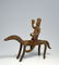 Old Dogon Blacksmith Forged Iron Horse Rider sculpture - 4