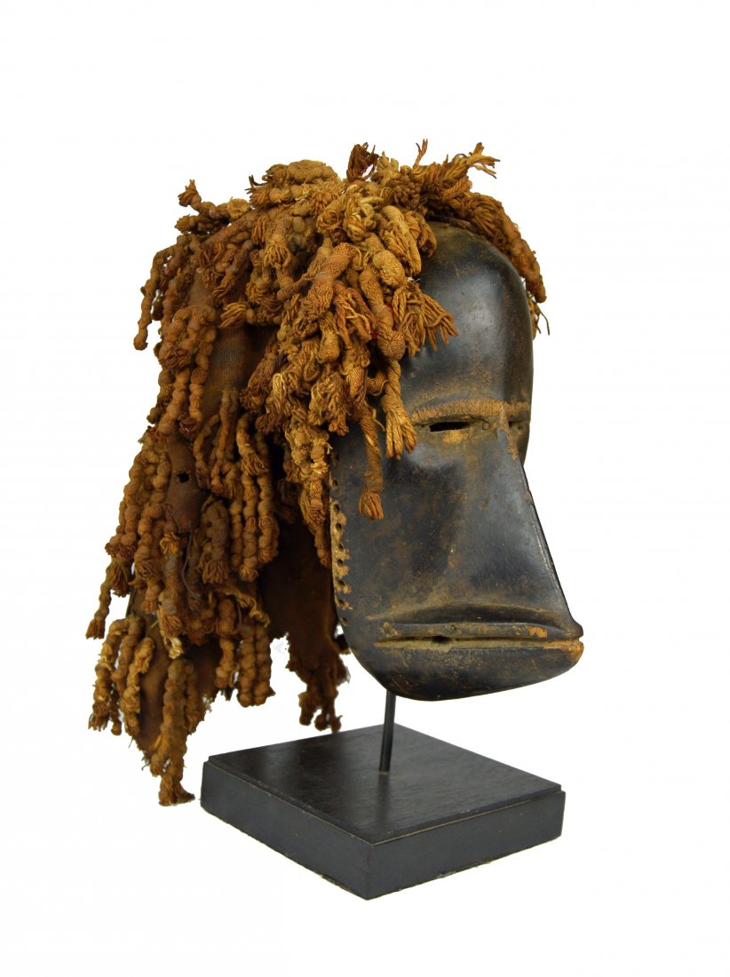 A Fine Old Dan Gagon African mask w/ headdress (1 of 10)