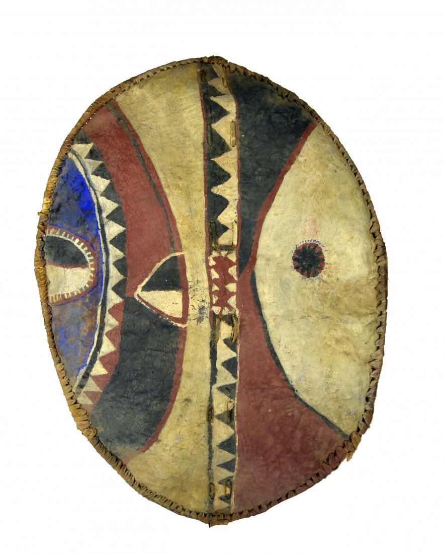 Masai Painted Shield Ex National Geographic / Grosvenor (1 of 6)