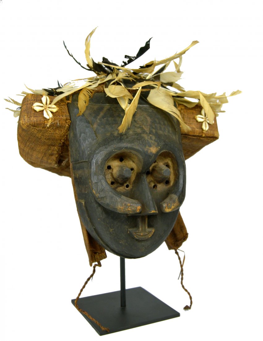 A Fine Old Kuba Pwoom Itok mask Ex~ Scheinberg NY 1971 (1 of 9)