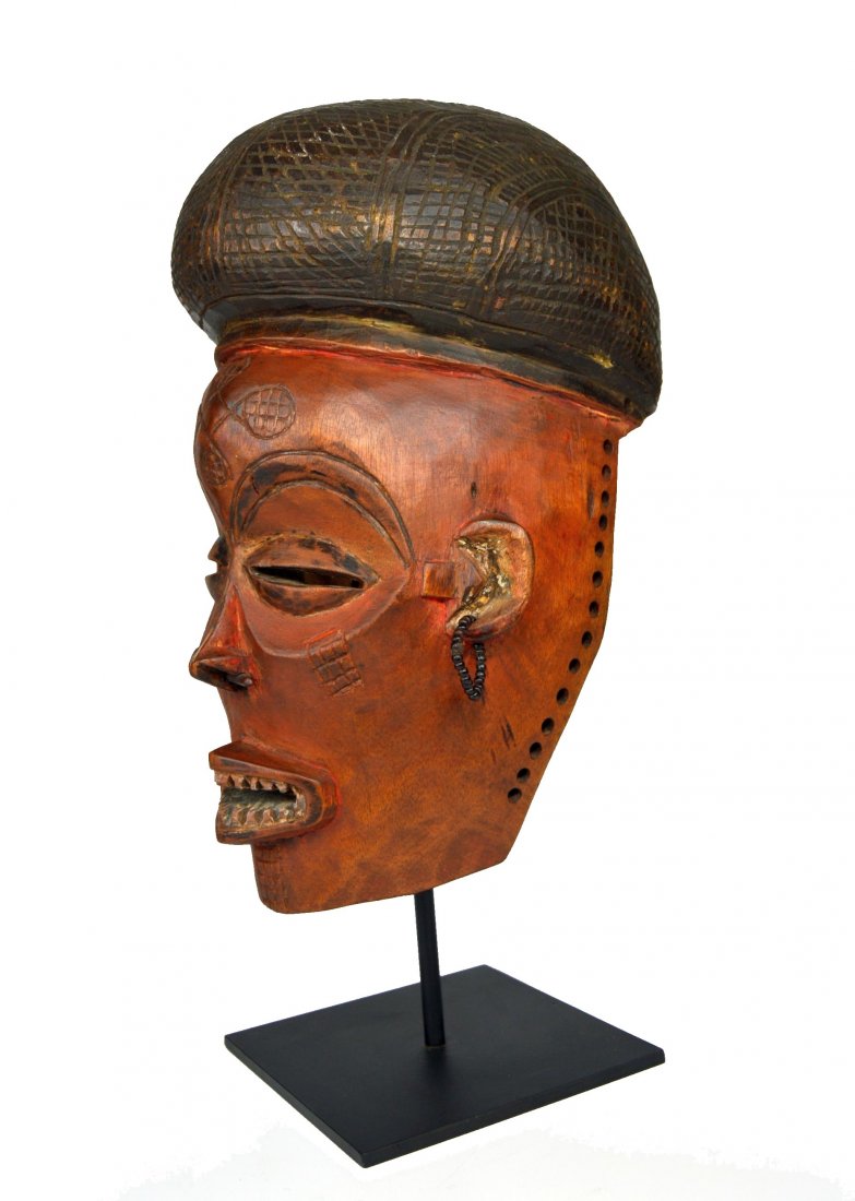 A Fine Old Lwena African mask Ex M. Wyman Collection (1 of 10)