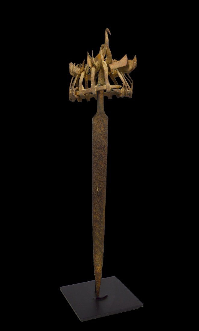 A Fine Old Yoruba Opa Osanyin / (Herbalist’s Staff) (1 of 3)