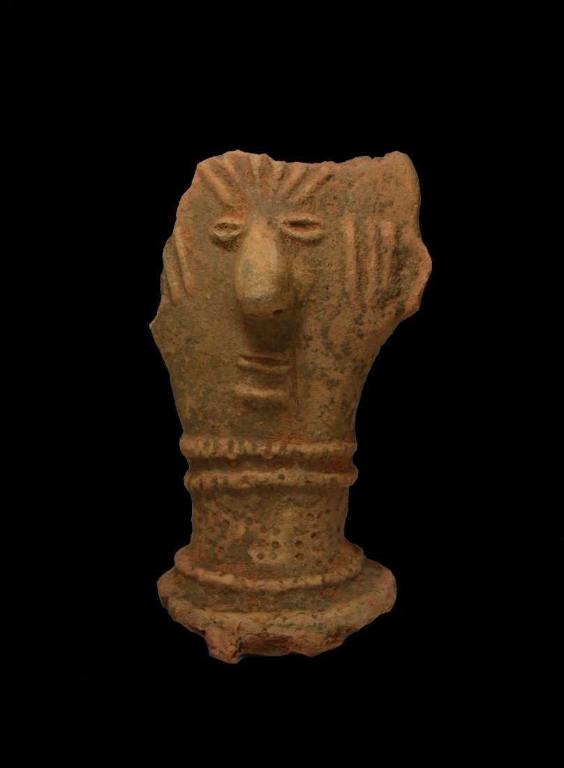 Ancient Bura Terracotta Relic 300 BC -1200 AD: A Very rare and mysterious artifact found in the Bura region of Nigeria, Africa. Such clay shrine idols have been found in this region since the 1980's and very little is known about the culture that 