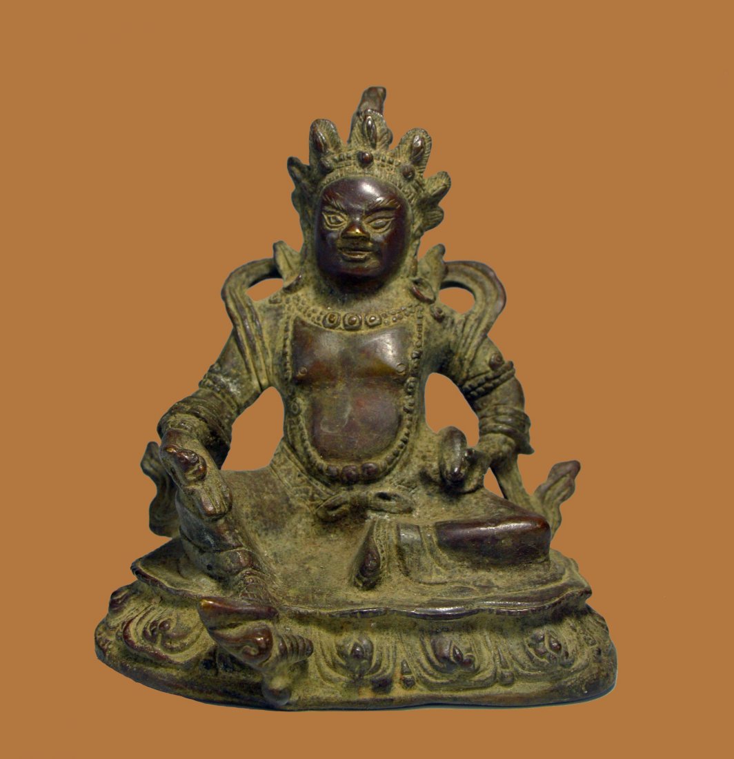 Antique Bronze of a Wrathful Deity ,Tibet (1 of 7)