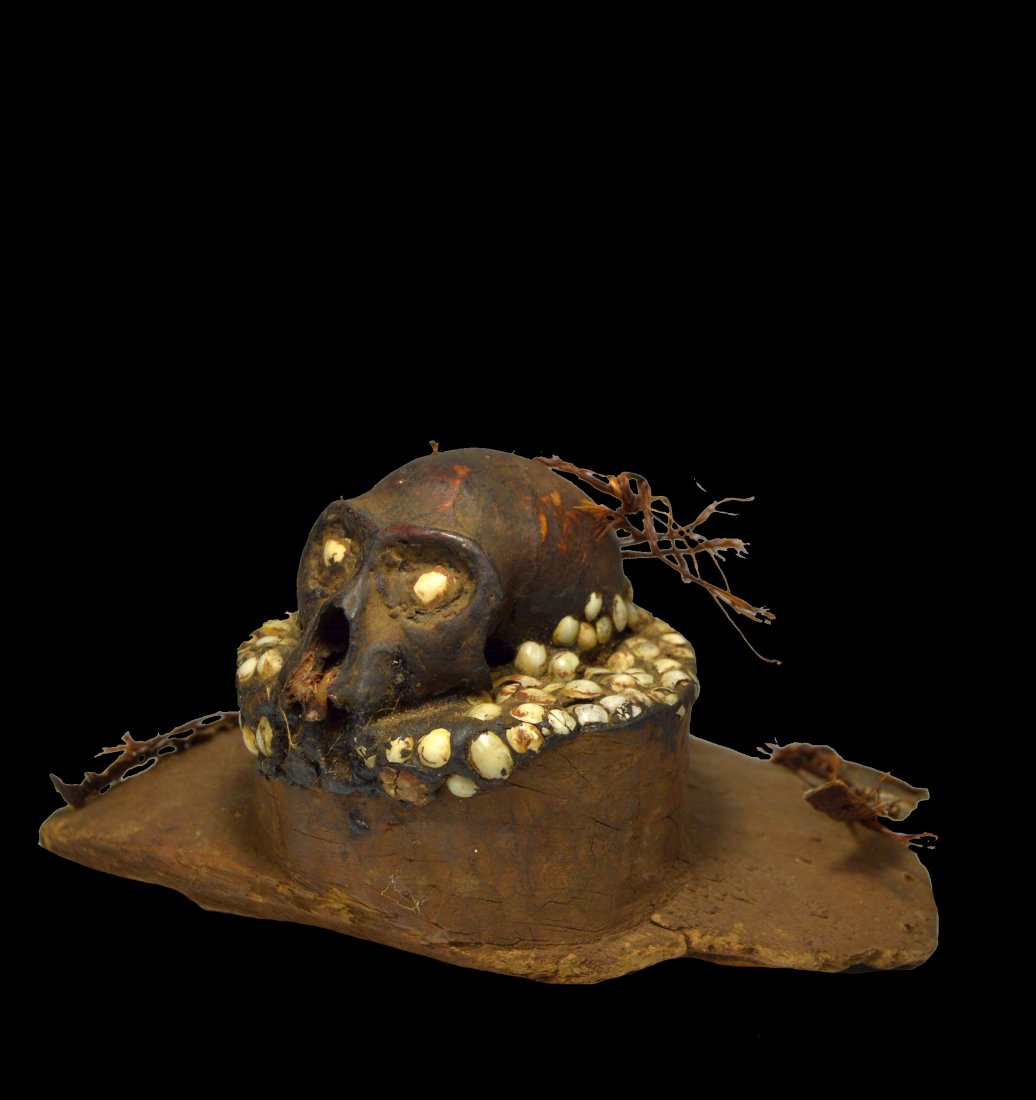 Exceedingly Rare Old Lega Skull Altar Collected 1950 (1 of 9)