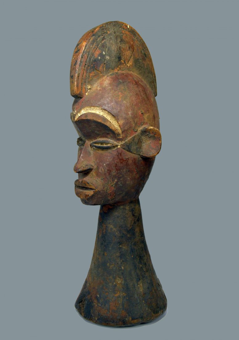 Rare Idoma Dance Crest with Ancestor Spirit Face (1 of 9)