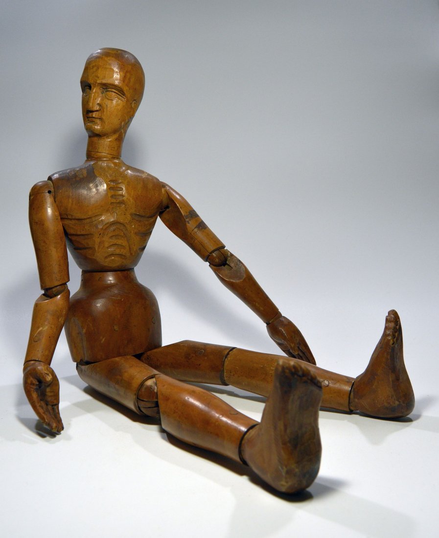 Bizarre Old Antique Articulated Human Model (1 of 6)