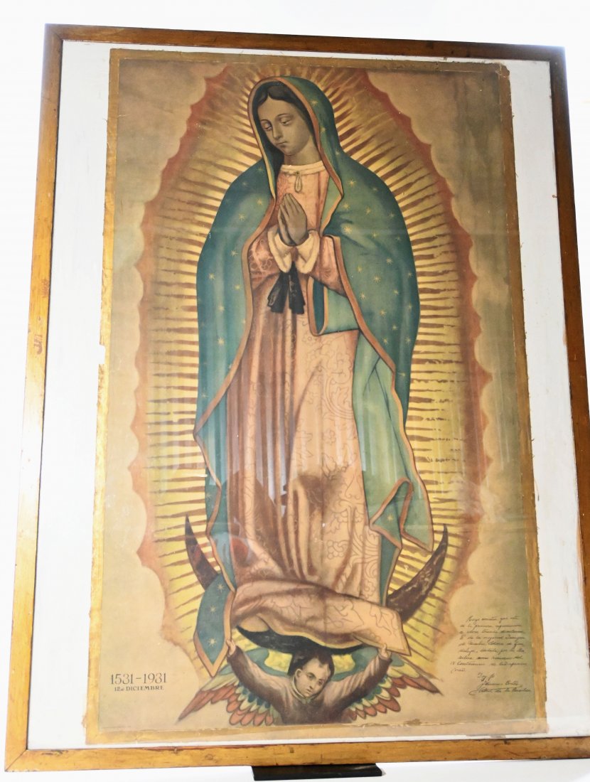 Early 20th century Print of The Virgin of Guadalupe (1 of 4)