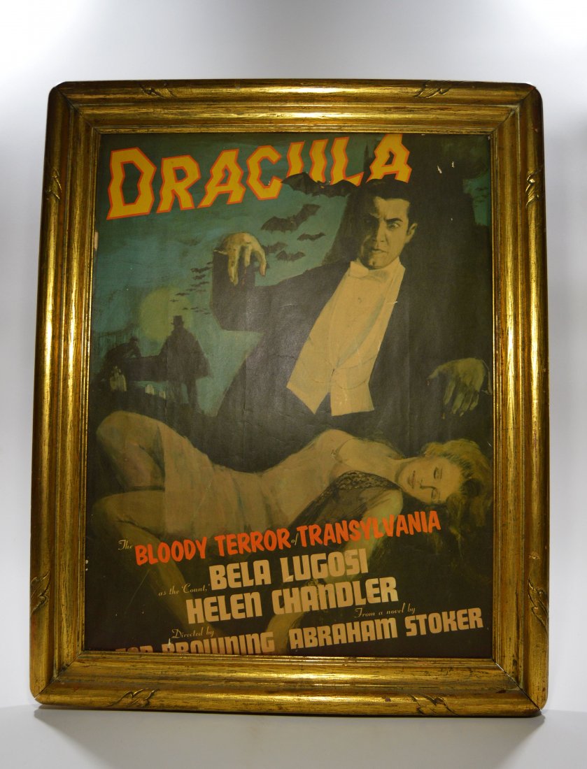 Original Dracula Movie Poster Bela Lugosi 1931 (1 of 4)