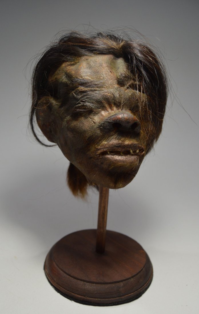 Vintage Shrunken Head Ex Museum (1 of 9)