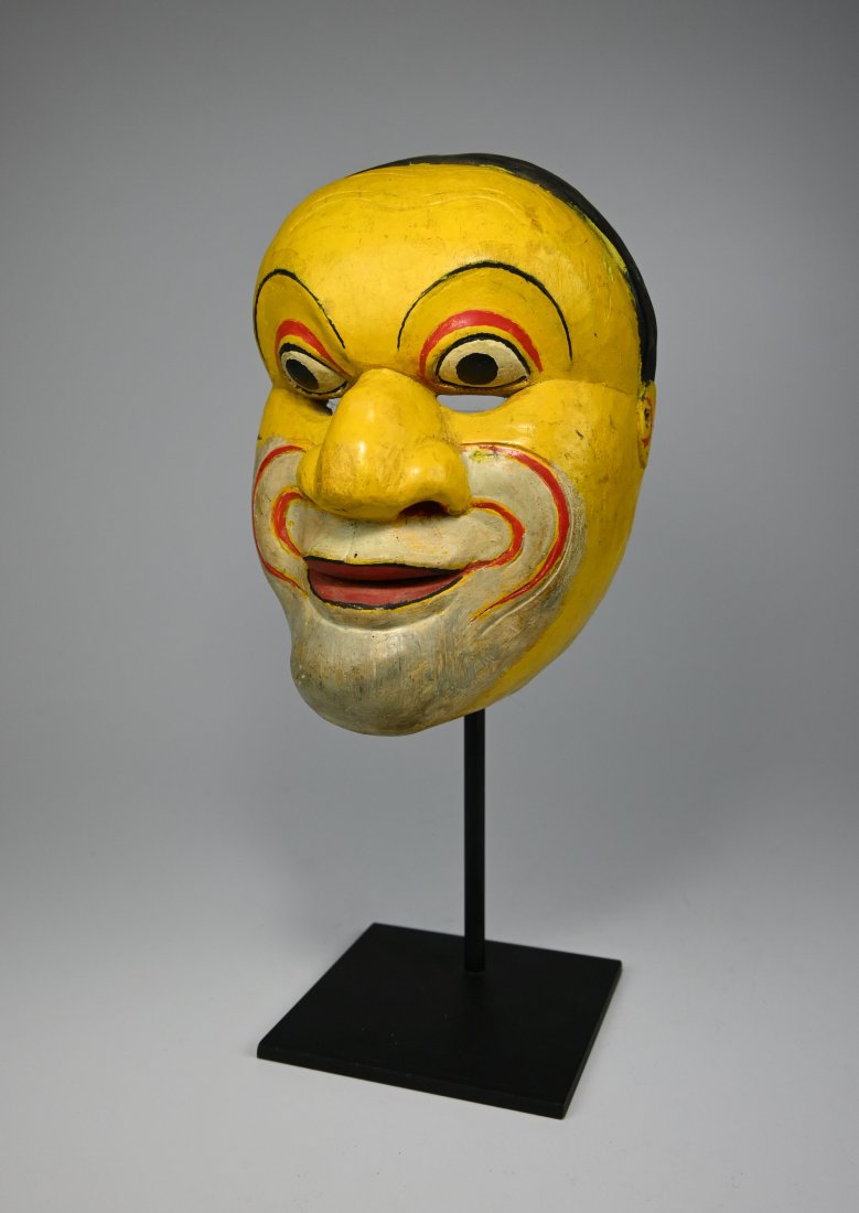 A Vintage Dance Theatre mask from Java, Indonesia. (1 of 9)