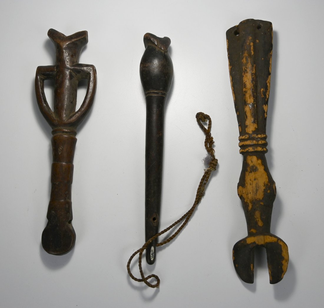 3 African Flutes Ex Netzer, Bill Wright & Arte Primtivo (1 of 5)