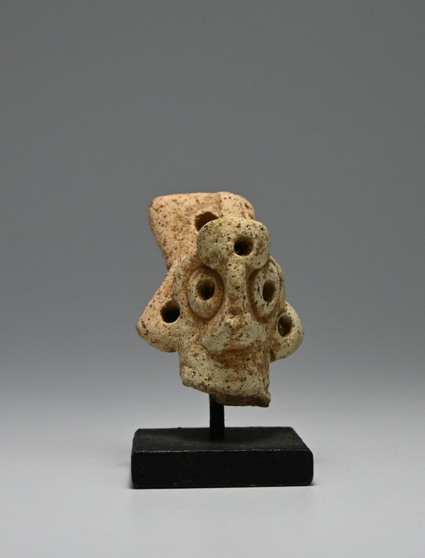 Ancient Syrian Clay Goddess Head fragment 1700 BC (1 of 5)
