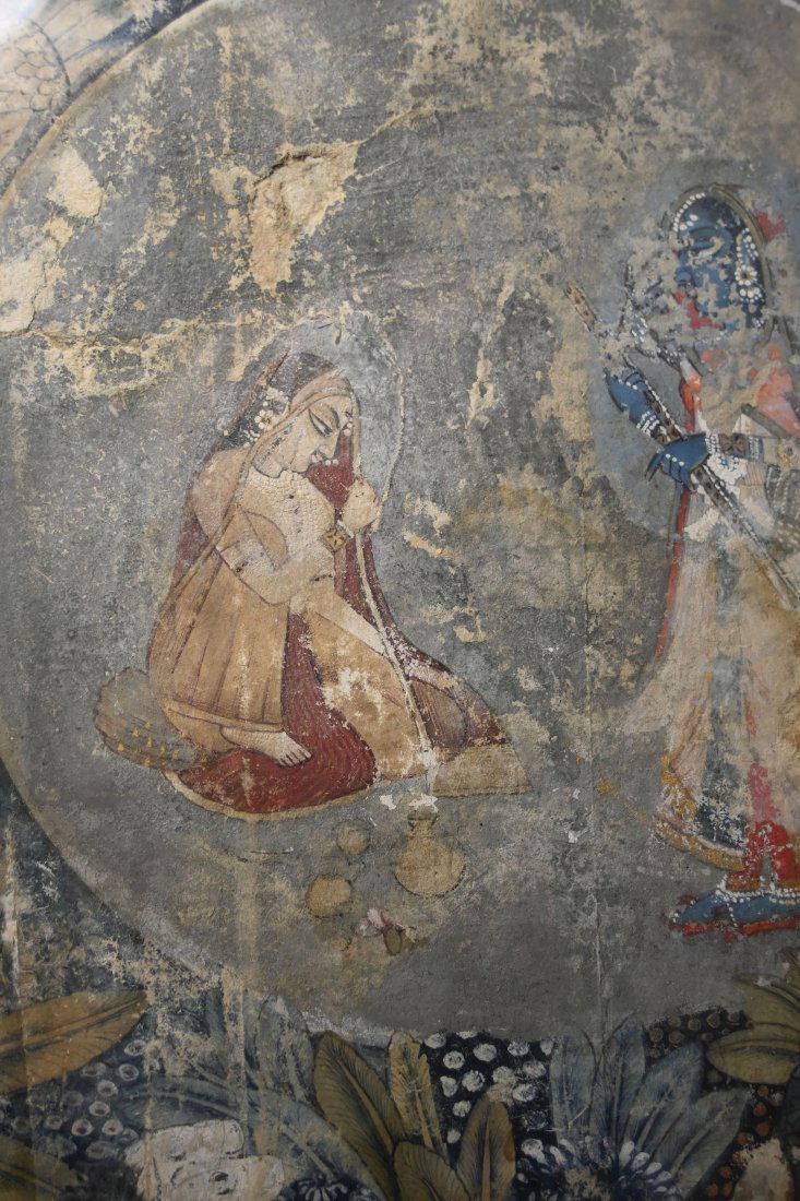 18th Century Krishna & Radha Painting from India (1 of 2)