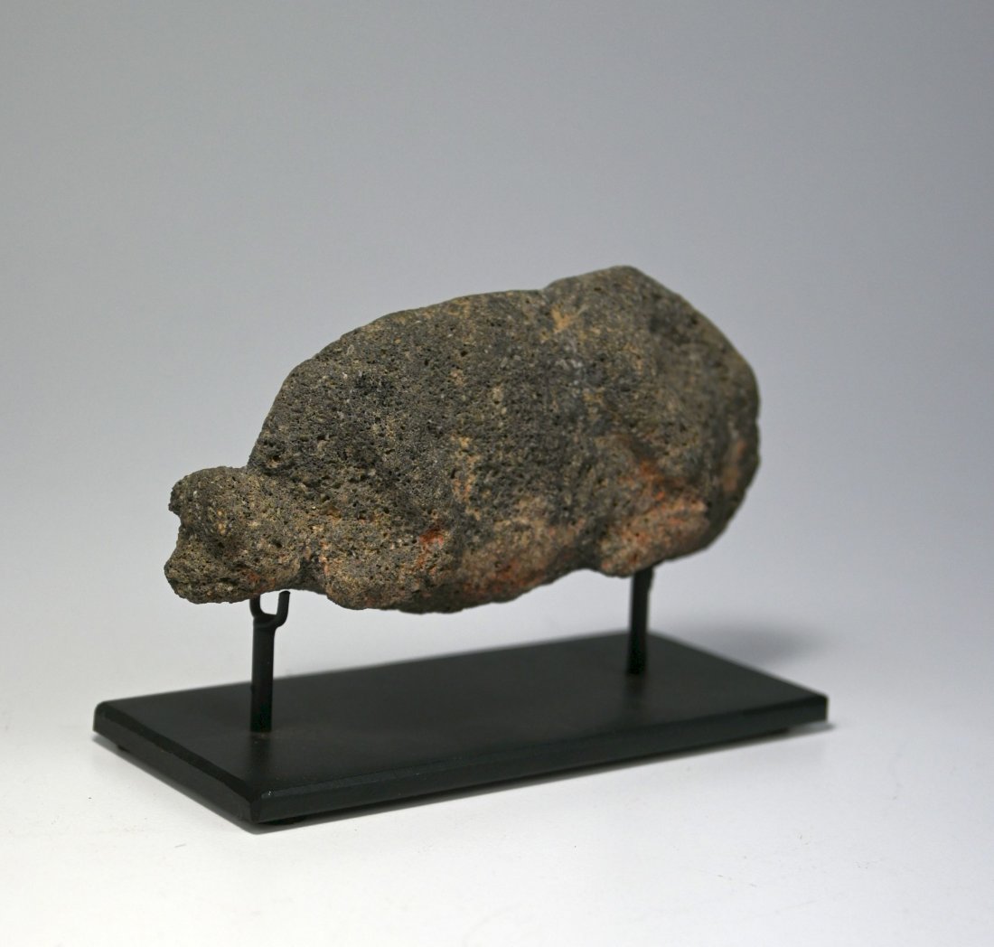 Ancient Carved Stone Chameleon Lizard 500 - 1000 AD (1 of 4)