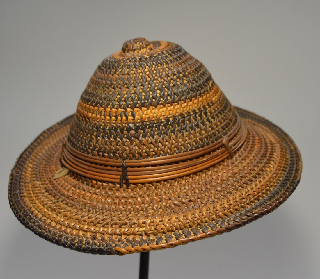 Antique Ifugao Bamboo Hat Ex Museum of Oddities (1 of 5)