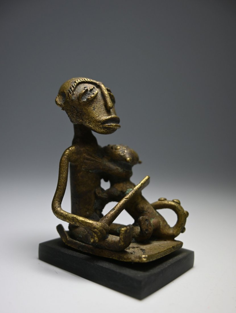 Ashanti Gold Weight Man Killing a Leopard Ex Engelman (1 of 4)