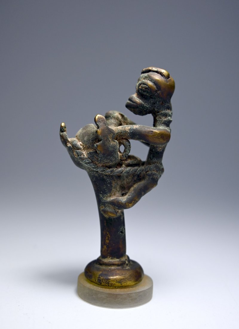 Ashanti Gold Weight of a Man Climbing a Tree (1 of 4)