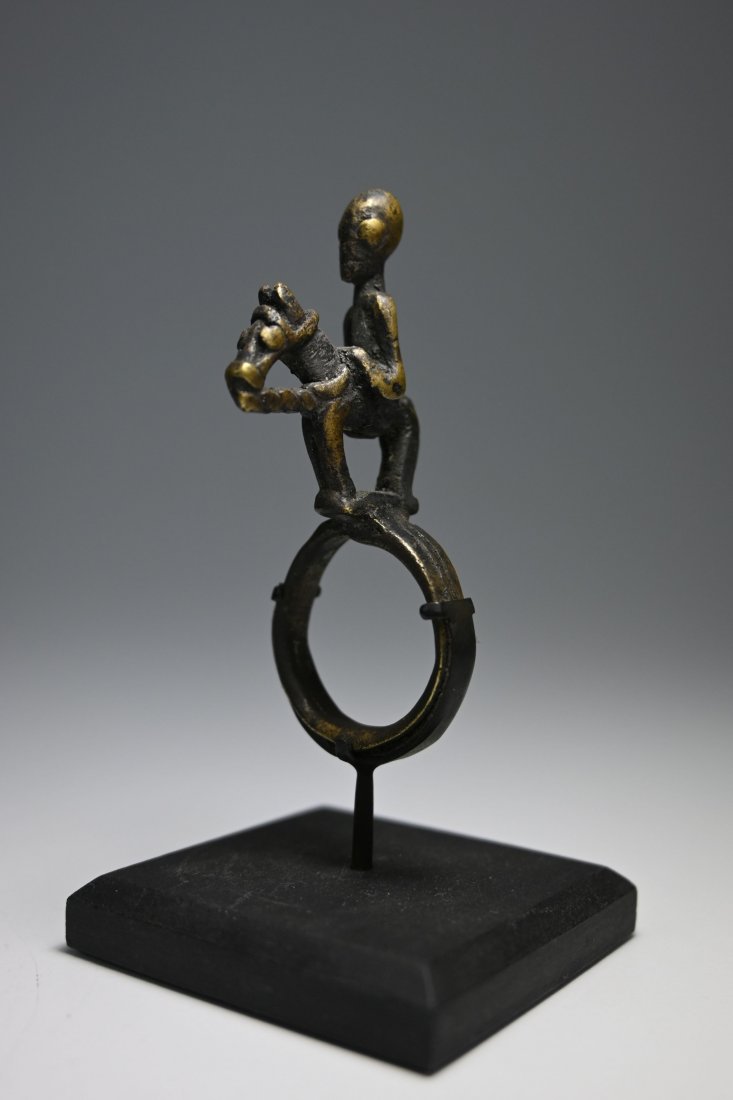 A Dogon Bronze Equestrian ring Ex Norman Hurst 1986 (1 of 5)