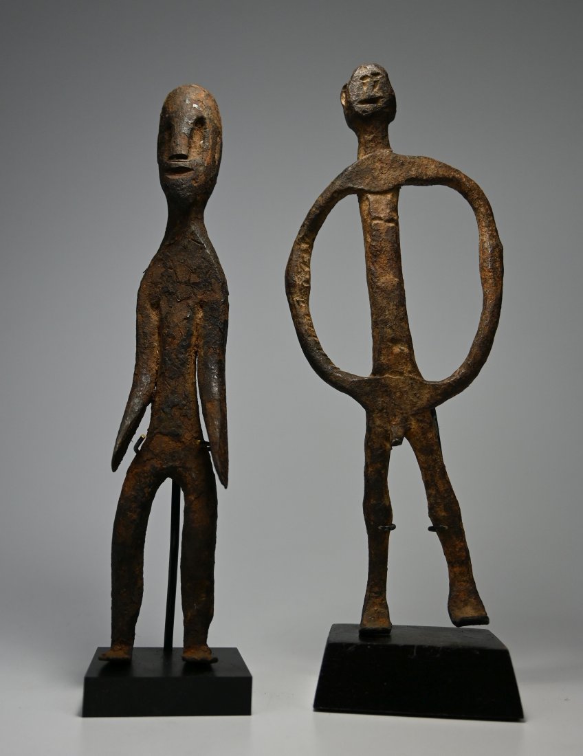 Pair of Iron Shrine Figures from the Dogon Ex Dr. Healy (1 of 5)