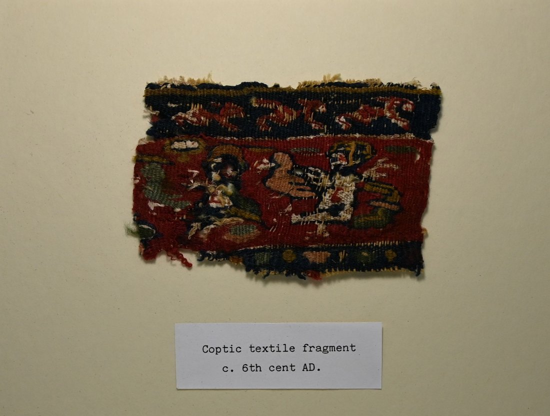Ancient Coptic Textile Fragment 500 AD Dr Healy Estate (1 of 4)