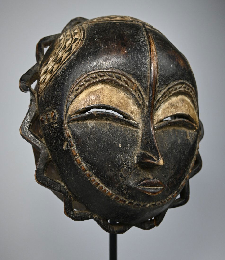 A Baule Moon African Mask Ex Evan Maurer Collection (1 of 8)