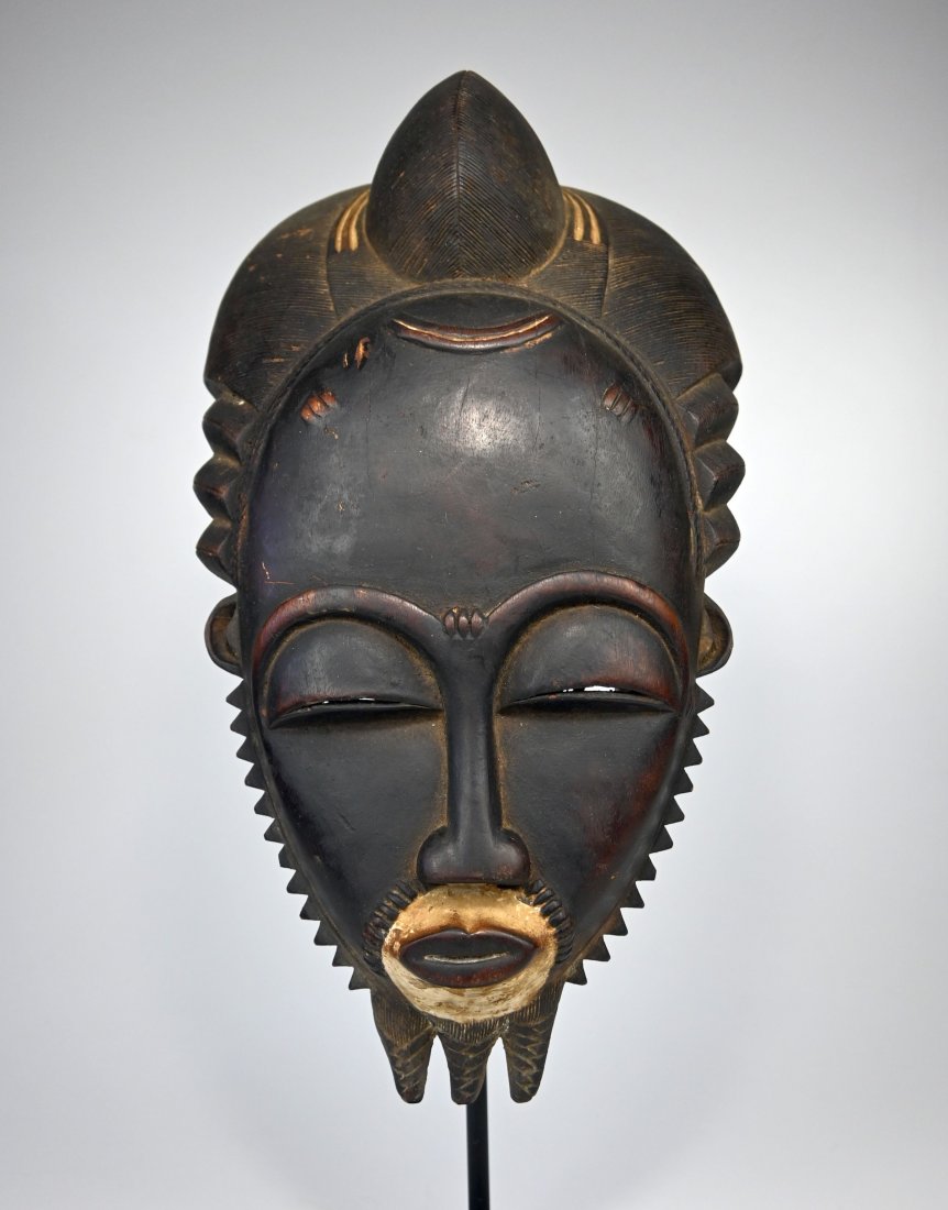 A Very Fine Baule Portrait Mask, African Art (1 of 9)