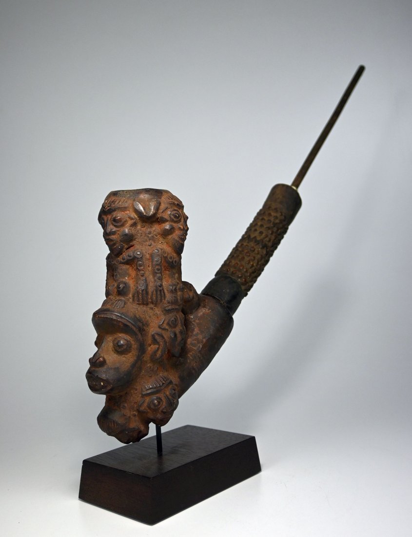 A Fine Old Bamun Smoking Pipe Ex Sidney Berman estate (1 of 8)