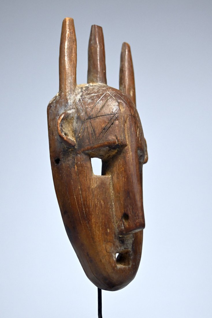 Rare Bamana Ntomo Passport Mask Ex Leonard kahan (1 of 6)