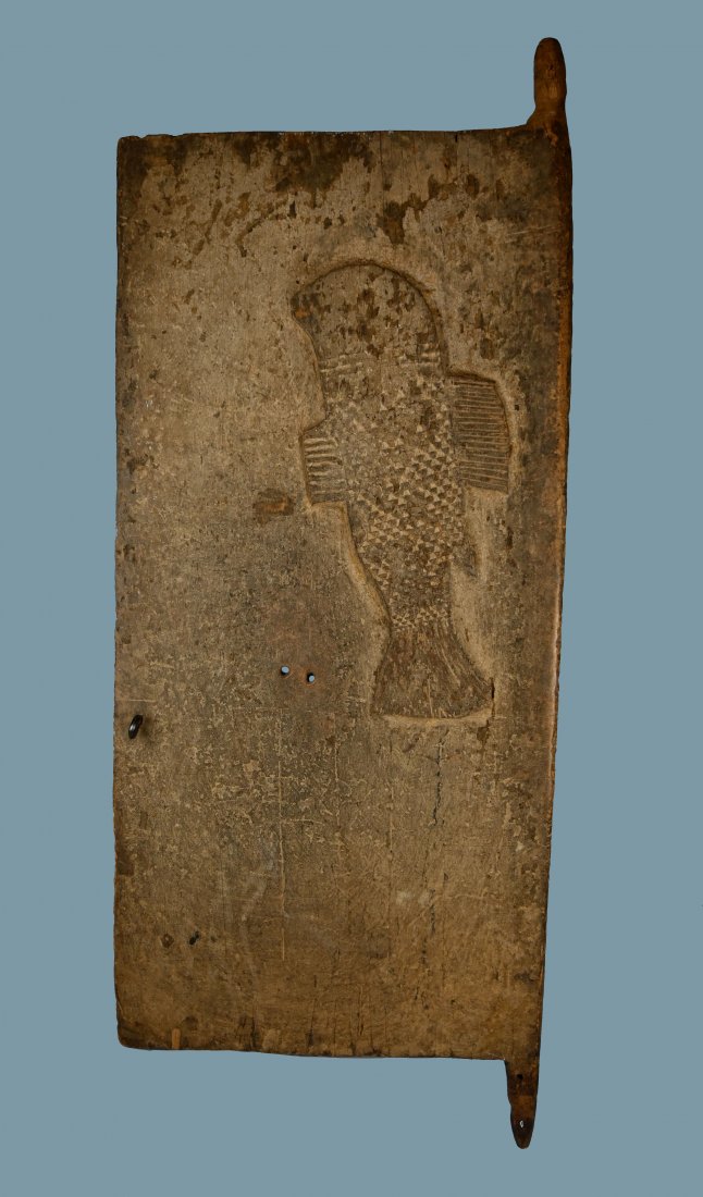 A Old Baule Door Anuan with Fish Motif Ex Simpson (1 of 8)