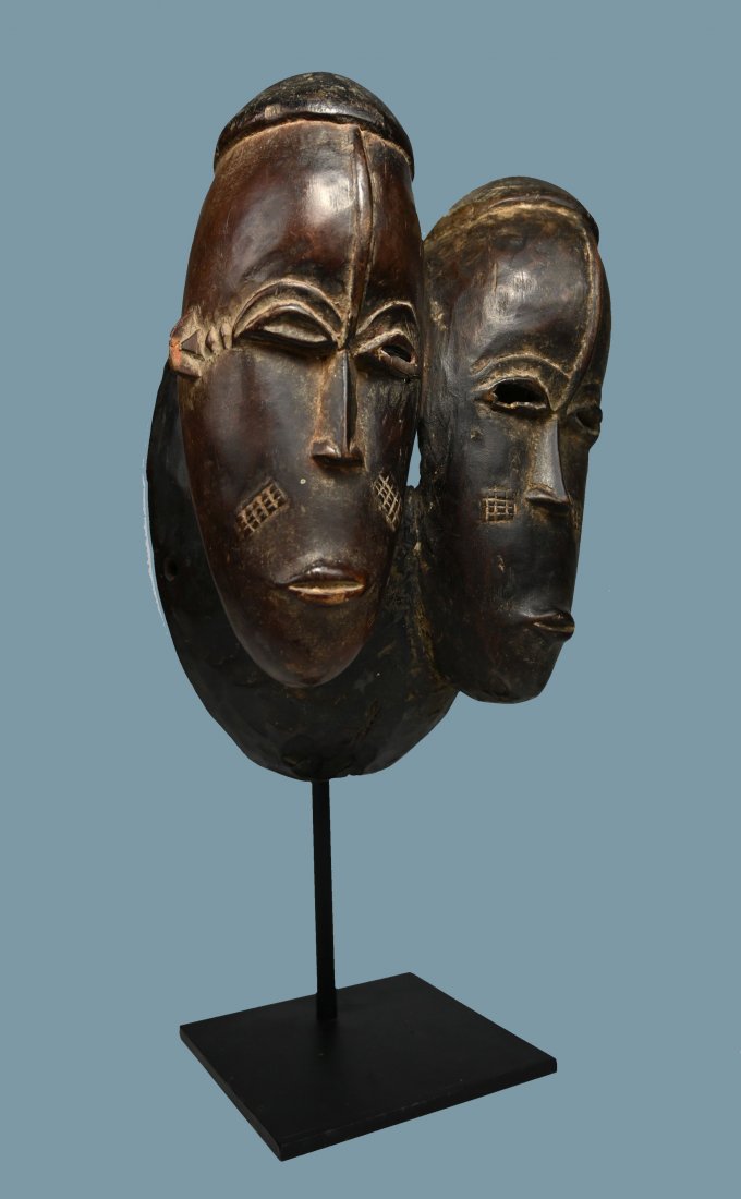 A Baule Janus Form African Mask (1 of 6)