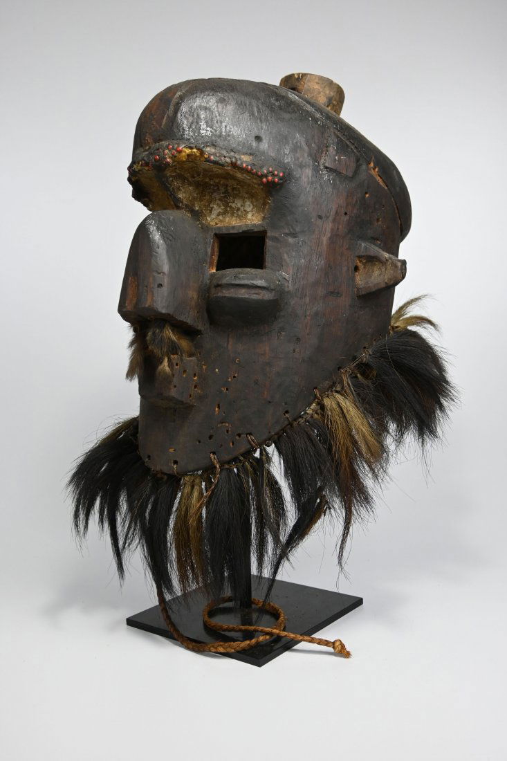 Rare Old Kuba Binji Mask Ex Allan Stone Collection (1 of 9)