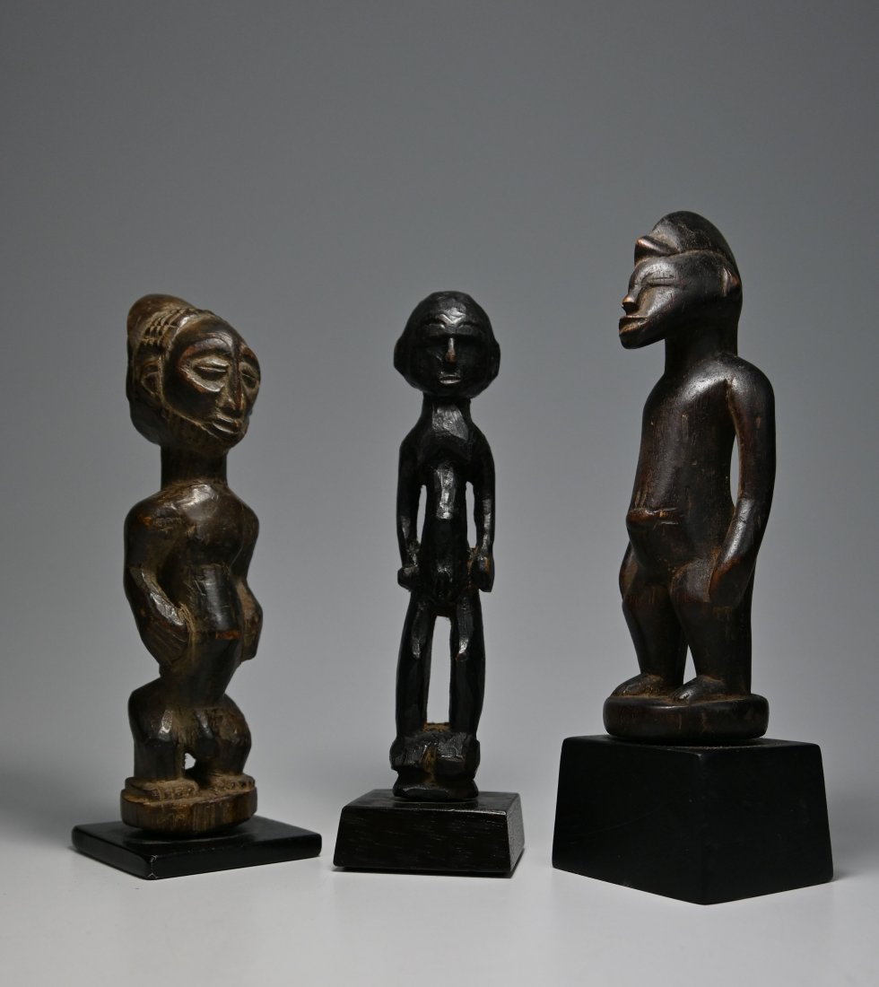Lot of 3 Miniature Divination Idols Hemba, Lobi, Senufo (1 of 6)