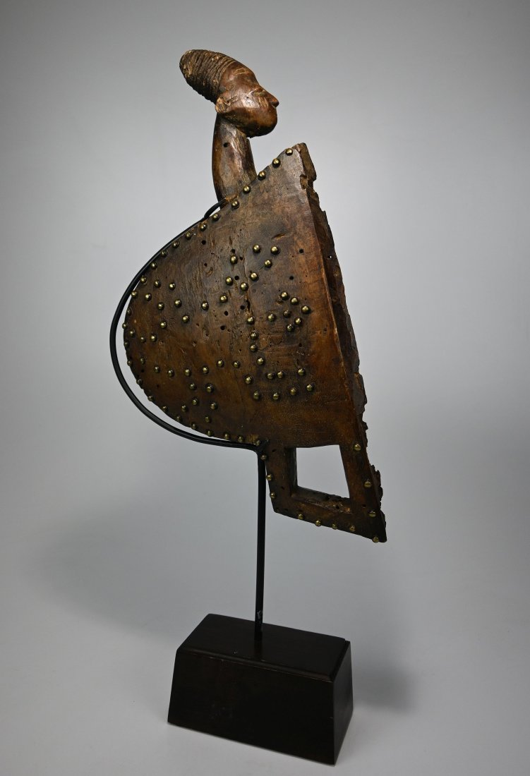 A Mangbetu Slit Drum w/ Ancestor Figure (1 of 9)