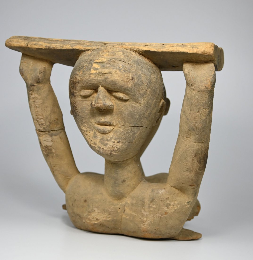 Ancient and Rare Temne Janus Stool (1 of 13)