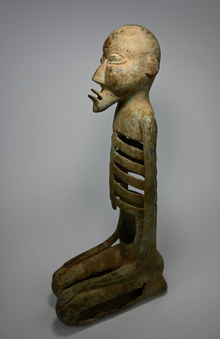 A Dogon Bronze Skeleton figure (1 of 6)