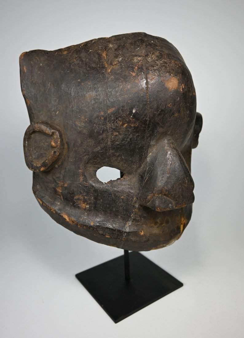 Archaic Kuba helmet Mask Ex Belgium Missionary Pre-1939 (1 of 7)