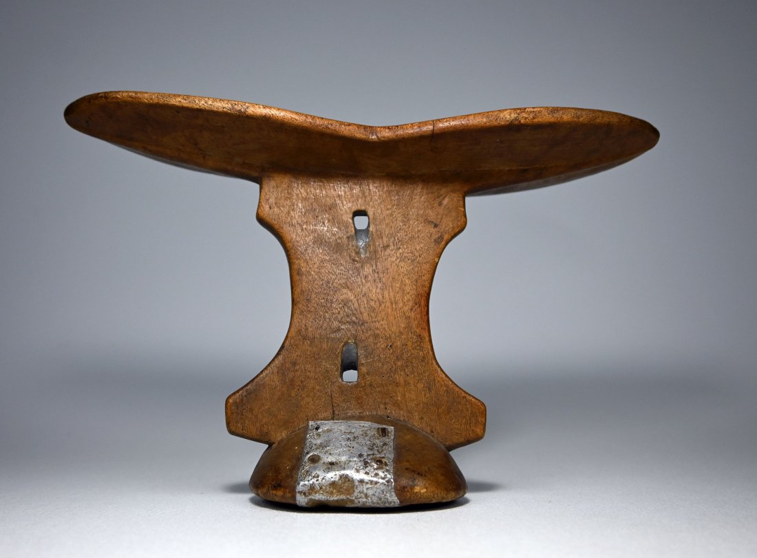 Fine Old Turkana headrest with Tribal Repair Ex Maurer (1 of 8)