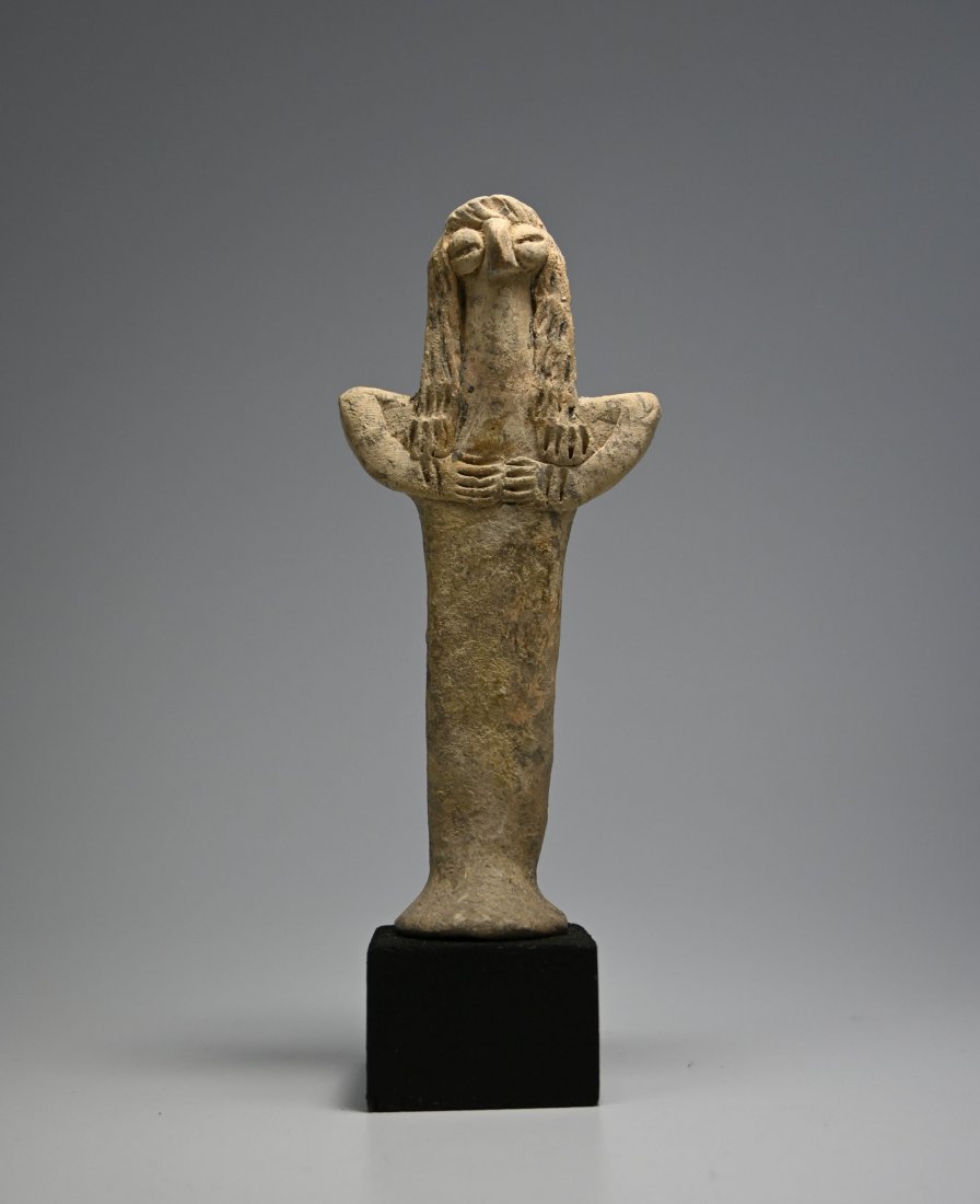 A Syro-Hittite Clay Figure of a Goddess, Circa 2000 BC (1 of 6)