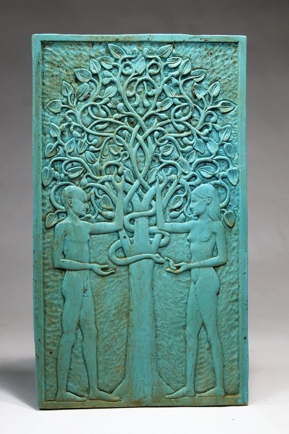 Adam and Eve relief panel by Tomas Barcelo (1 of 8)